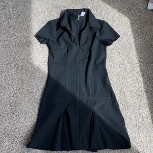 Black Short Sleeve Dress